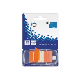 Separadores Adesivos 25x43mm Laranja 50un x 2un