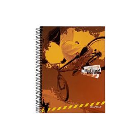 Caderno Espiral A5 Quadriculado Ambar Mad Speed