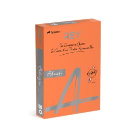 Papel Fotocopia Laranja Fluor Adagio(cd12)A4 80gr  1x500F