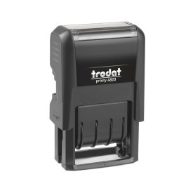 Datador 4mm Autotintavel Trodat 4820 Almofada Preto