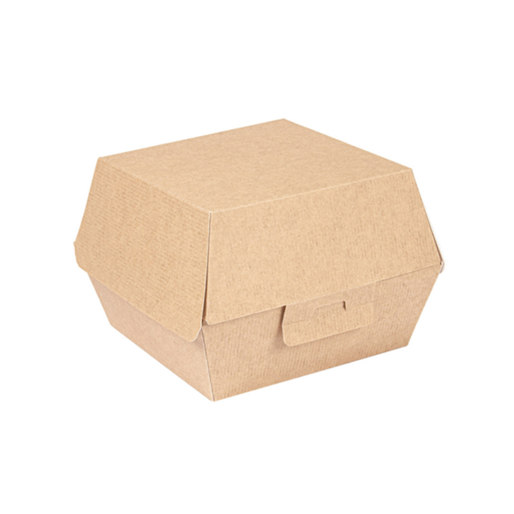 Caixa Hamburguer THEPACK 14,4x13,6x9,2cm Natural 50un