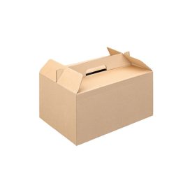 Caixa Asa Menu Lunch Box Kraft 24,5x13,5x12cm x 100un
