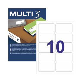 Etiquetas 99,10x57 Multi3 100 Folhas 1000un