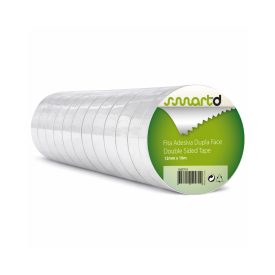 Fita Adesiva Dupla Face 12mmx10mts Transparente x 12un